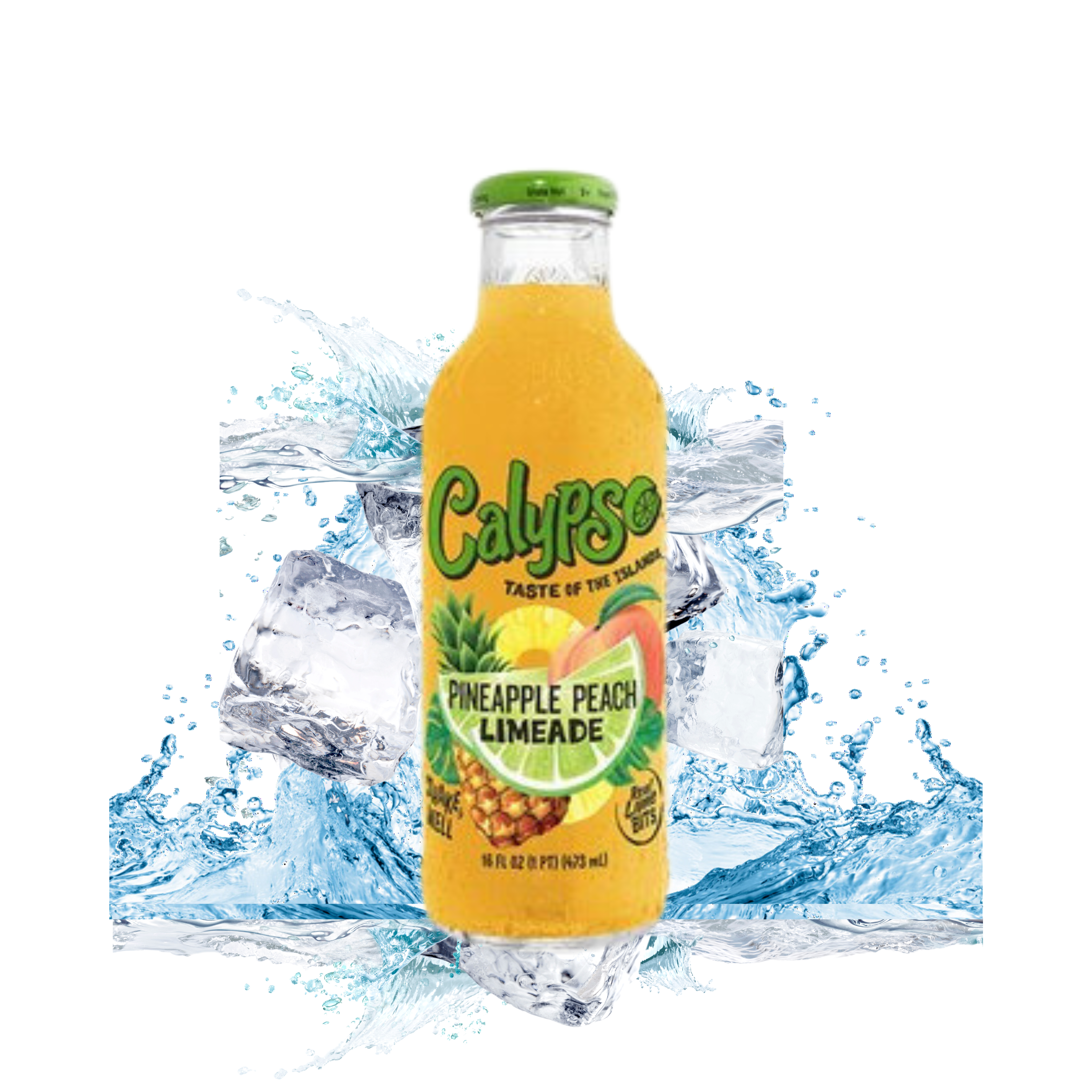 Calypso - Pineapple Peach Limeade - Glasflasche (473 ml)