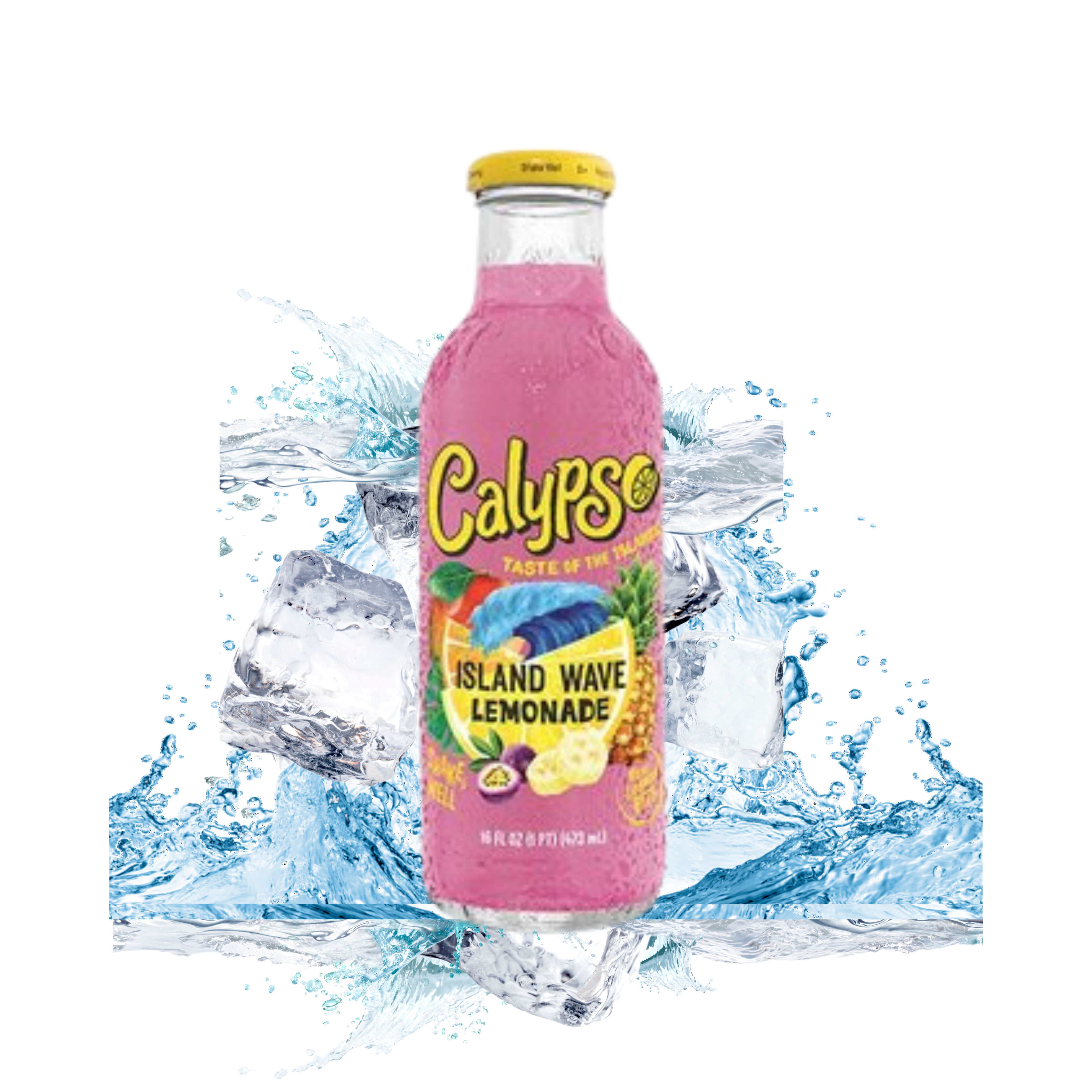 Calypso - Island Wave Lemonade - Glasflasche (473 ml)